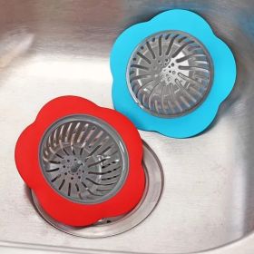 2pc Flower Shaped Sink Strainers