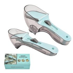 2pc Adjustable Measuring Cups And Spoons