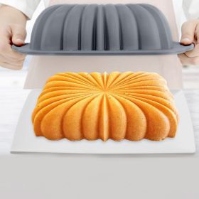 Silicone Rectangle Flower Cake Pan