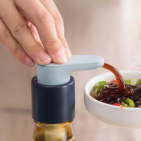 Versatile Large Blue Condiment Pump Spout