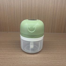Chargeable Electric Mini Food Processor (Color: Green, size: 250ML)