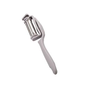 3in1 Multifunctional Stainless Steel Rotary Peeler (Color: gray)