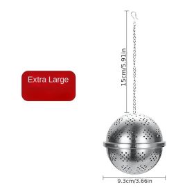 Stainless Steel Ball Tea Strainer (Color: 304 Seasoning Ball - XL)